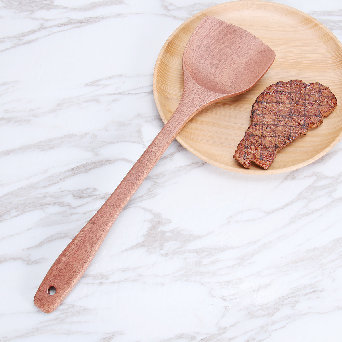 Home Cooking Made Easy - Wood Spatula Cooking Utensil Made of