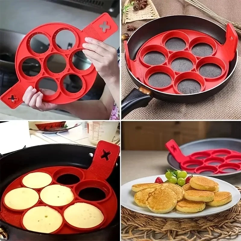 Silicone Non Stick Pot 7-Hole  - Home Cooking Food avis et prix