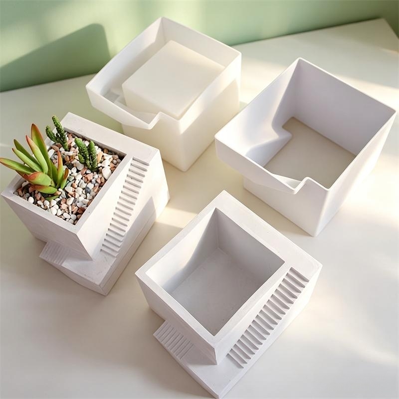 Square Stairs Shape Succulent  - Tagine Clay Pot avis et prix