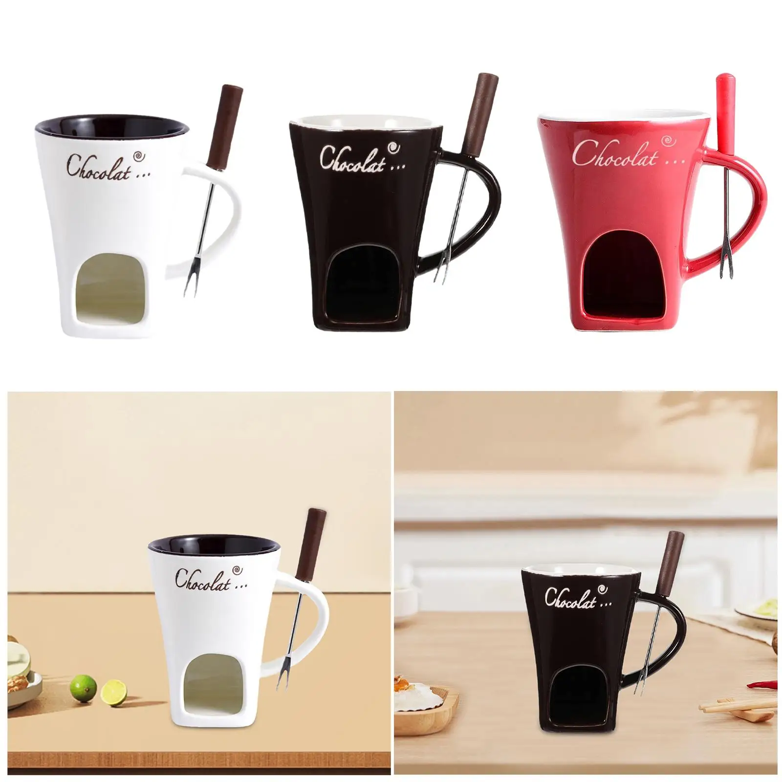 130ML Fondue Mug Chocolate Mel - Home Cooking Heater avis et prix