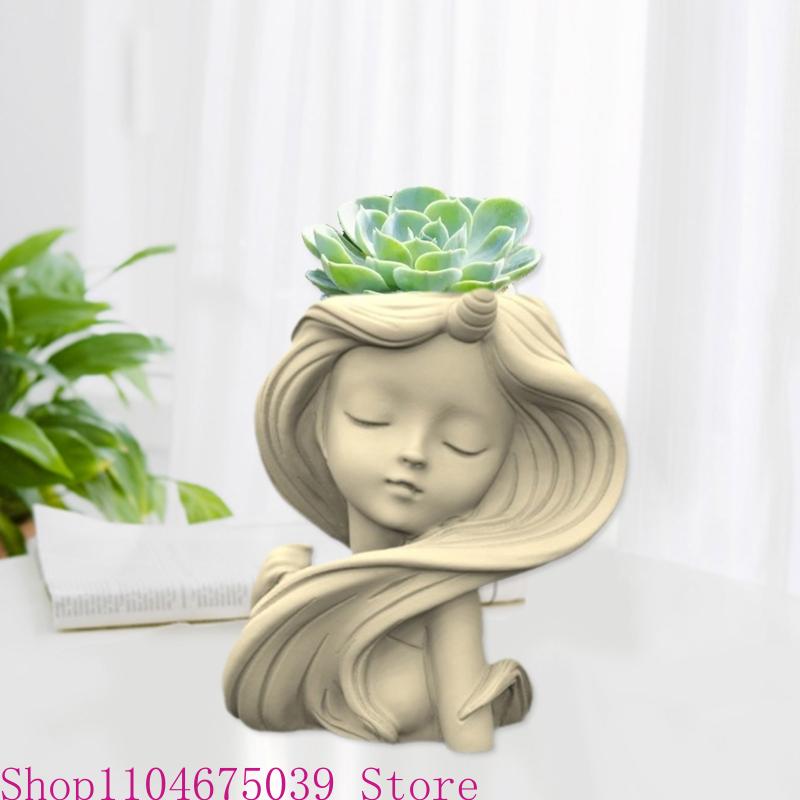 Long-haired Girl Concrete Sili - Tagine Clay Pot avis et prix