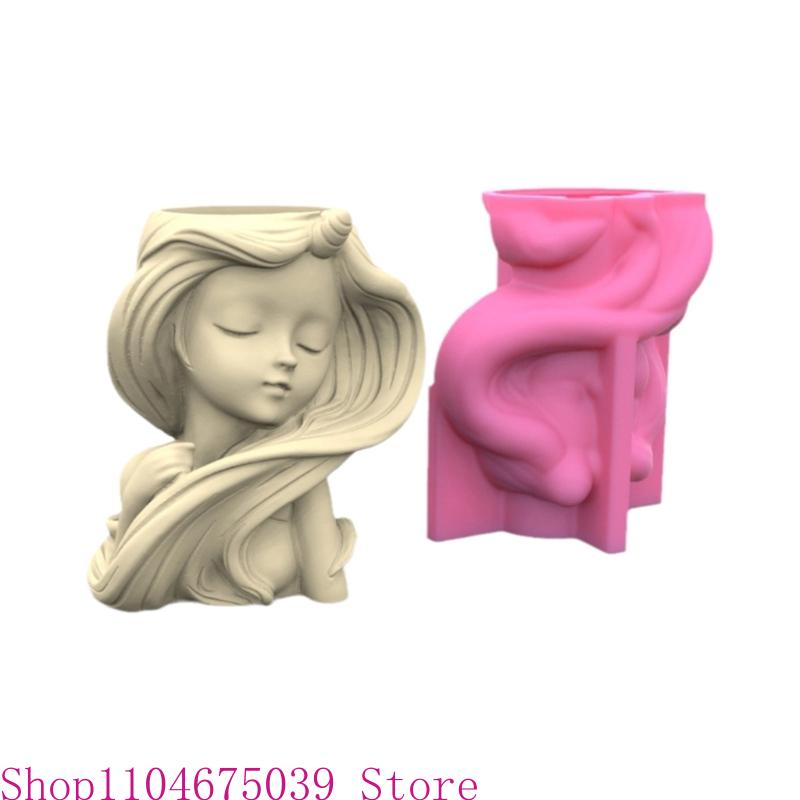 Long-haired Girl Concrete Sili - Tagine Clay Pot avis et prix