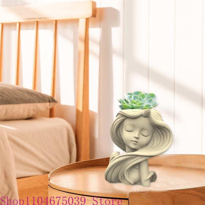 Long-haired Girl Concrete Sili - Tagine Clay Pot avis et prix