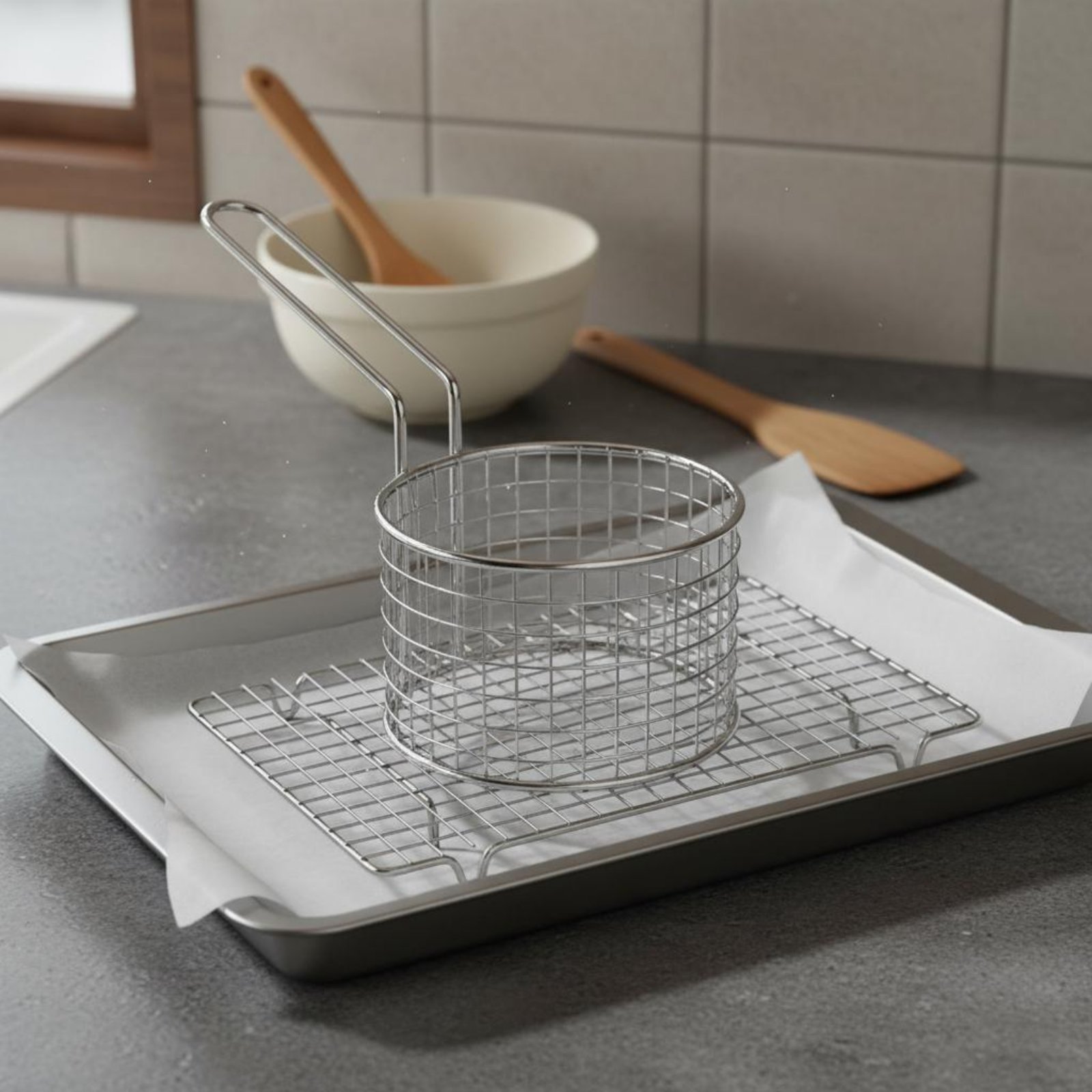 Stainless Steel Chip Basket Ea - Home Cooking Food avis et prix