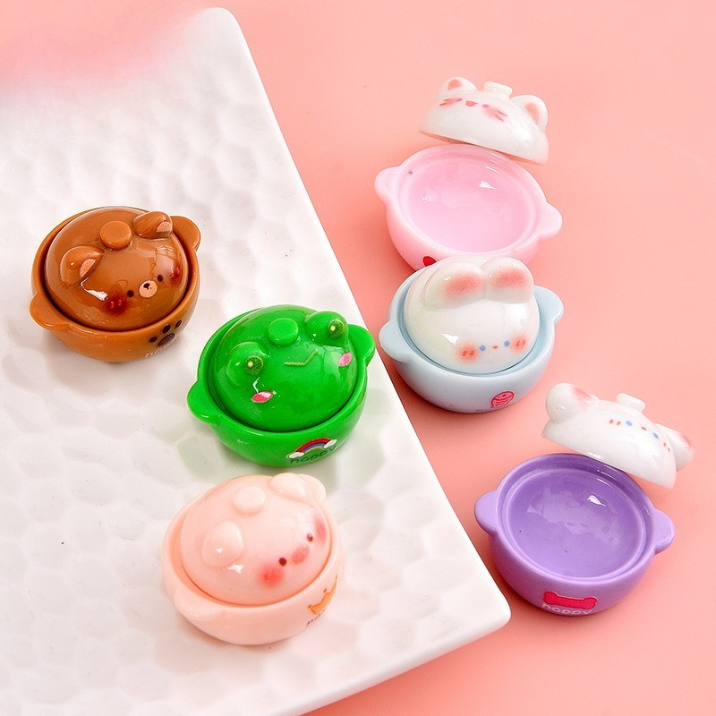 6PCS Animal Clay Pot Resin Cha - Tagine Clay Pot avis et prix