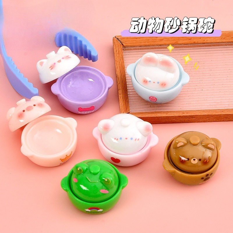 6PCS Animal Clay Pot Resin Cha - Tagine Clay Pot avis et prix