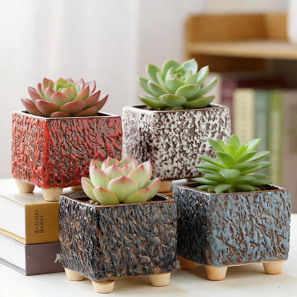 Succulent Plant Ceramic Flower - Tagine Clay Pot avis et prix