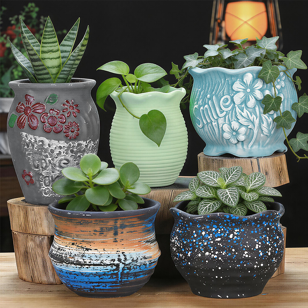 Succulent Plant Ceramic Flower - Tagine Clay Pot avis et prix
