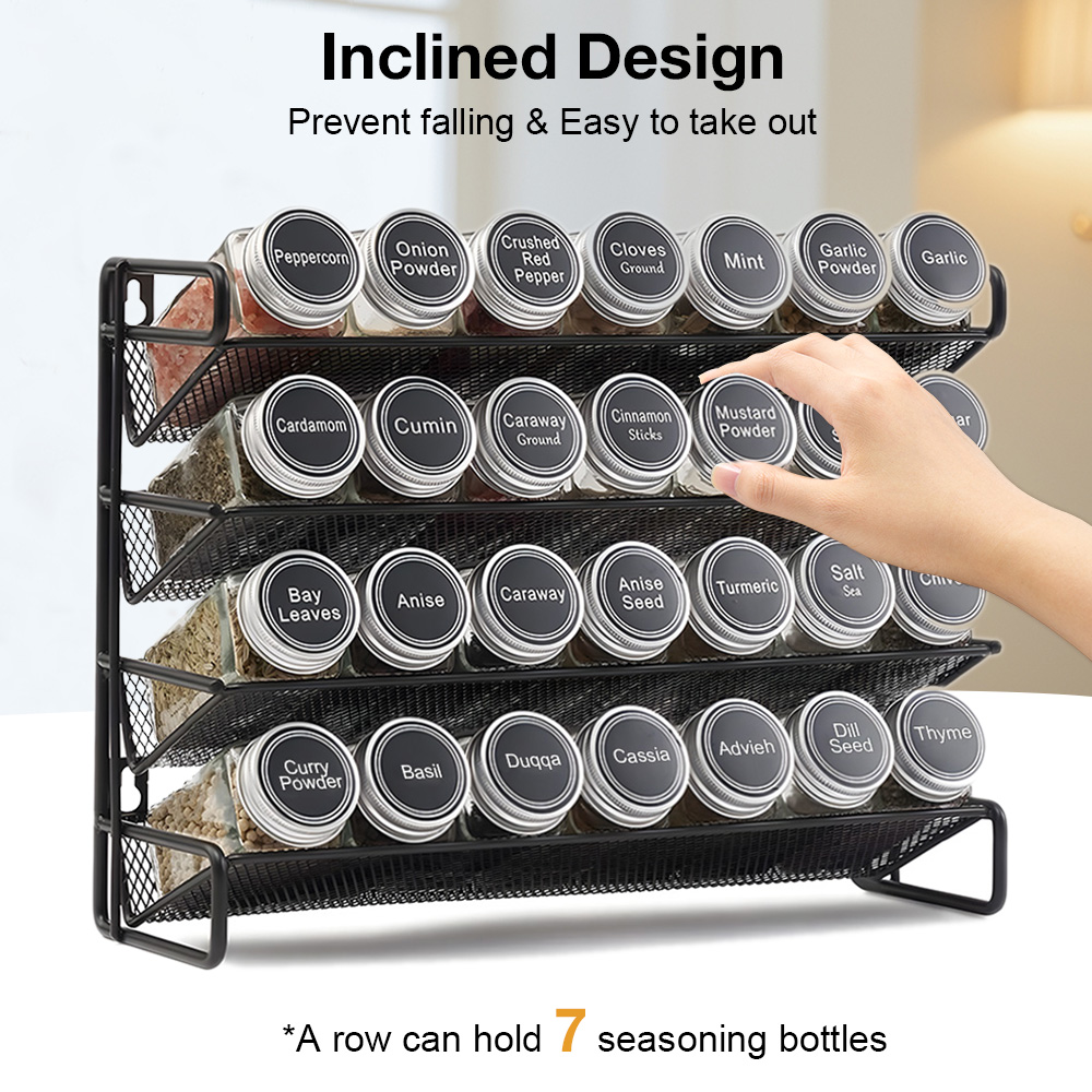 4 Tier Kitchen Spice Rack Cupb - Home Cooking Recipes avis et prix
