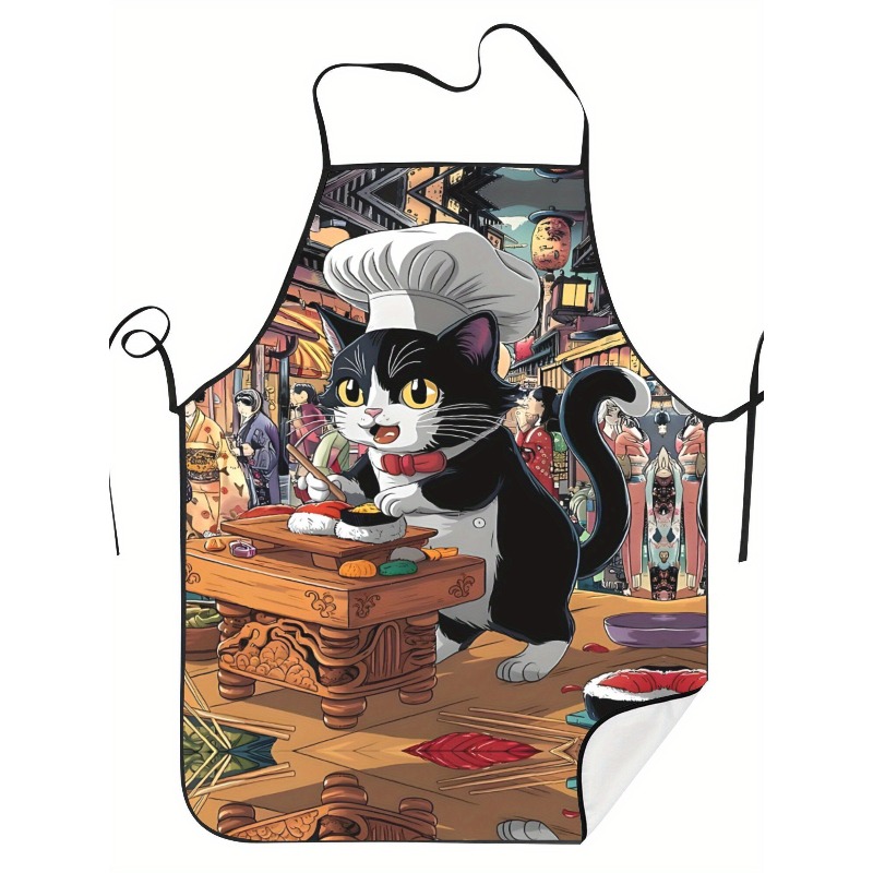 Funny Sushi Chef Cat Cartoon K - Home Cooking Japanese Food avis et prix