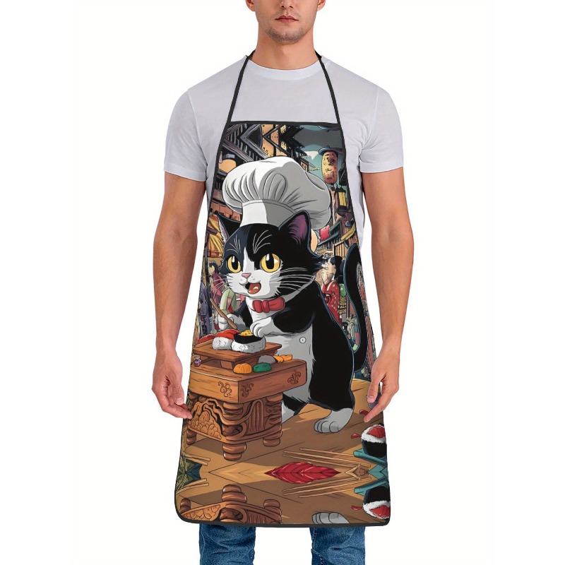Funny Sushi Chef Cat Cartoon K - Home Cooking Japanese Food avis et prix