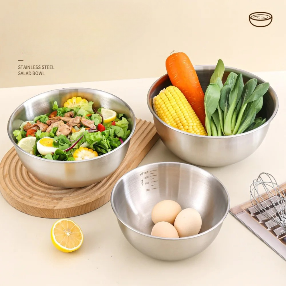 3pcs Stainless Steel Bowl Set  - Home Cooking Food avis et prix