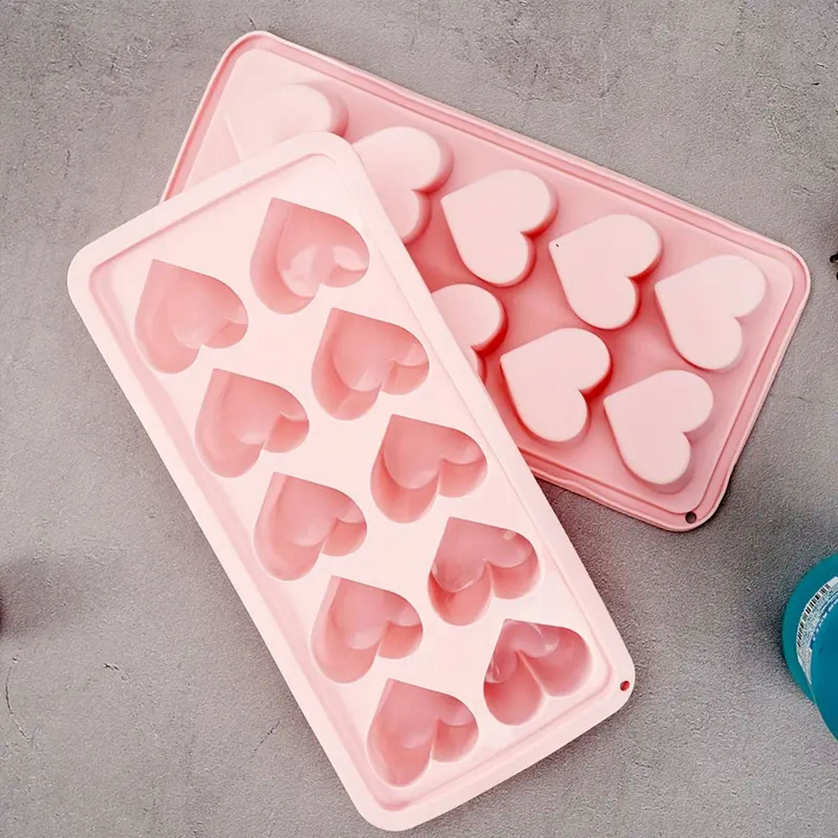 10-Grid Heart-Shaped Silicone  - Home Cooking Recipes avis et prix